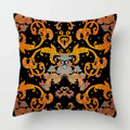 Axyaa Baroque Geometric Throw Pillow Case, Elegant Vintage 45X45CM Cushion Cover for Home