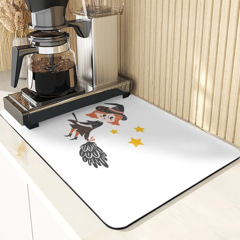 Axyaa Witchy Silicone Dish Drying Mat
