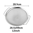 Axya Stainless Steel Oil Storage with Frying Strainer Basket Bowl