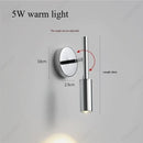 Axyaa LED Wrought Iron Wall Lamp for Bedroom & Living Room Lighting