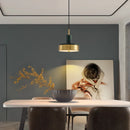 Axya Marble Hanging Lamp: Modern Minimalist Chandelier for Living Room, Dining, and Bedroom