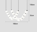 Axyaa Modern LED Pendant Chandeliers for Living & Dining Room Lighting