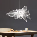 Axyaa Mesh Petal LED Pendant Lamp: Simple & Creative Lighting Fixture