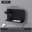 Axyaa Rotatable Button Switch Wall Lamp with USB Charging and 330° Lamp Head Rotation