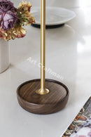 Axyaa Walnut Mushrooms Night Light Touch Switch Table Lamp