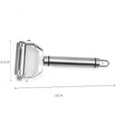 Axyaa Stainless Steel Double-sided Melon Planer Peeler Grater Slicer Kitchen Tool