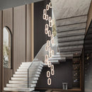 Axyaa Nordic Stair Chandelier, Living Room Dining Pendant Lights, Ceiling Light
