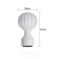 Axyaa Wabi Sabi Art Deco Fabric Floor Lamp