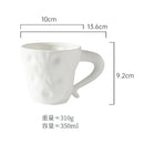 Axyaa European Ceramic Coffee Mug - Exquisite Tea Cup for Home, Breakfast, or Gifts