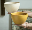 Axyaa 4.5-inch Sesame Glazed Ceramic Rice Bowl Set for Home Dining