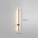 Axyaa Nordic Design Minimalist Long Wall Lamp for Modern Living Room & Luxury Hotel