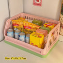 Axyaa Desk Color Storage Basket Organizer with Wheels