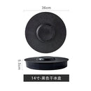 Axyaa Sashimi Plate - Japanese Solid Color Ceramic Plate for Hotel and Home
