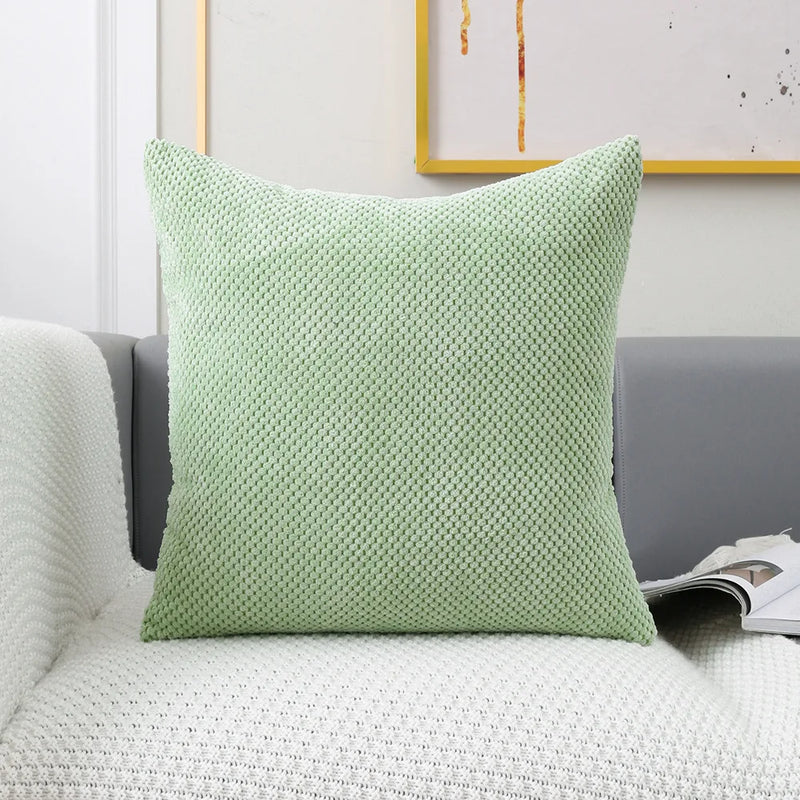 Axyaa Soft Plush Velvet Cushion Cover in Various Colors 45x45