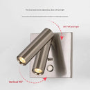 Axyaa Modern Rechargeable Wall Sconce with USB, Adjustable Spotlight LED Bedside Reading Light