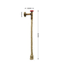 Axyaa Retro Industrial Hemp Rope Edison Wall Lamps for Gallery Stairs Restaurant