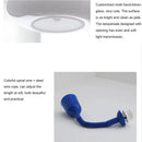 Axyaa White Glass LED Pendant Chandelier for Bedroom, Bar, Restaurant