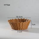 Axyaa Rattan Wicker Serving Baskets: 10 Styles for Bread, Fruit, Vegetables