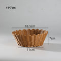 Axyaa Rattan Wicker Serving Baskets: 10 Styles for Bread, Fruit, Vegetables
