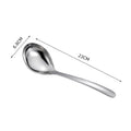 Axyaa Steel Soup Spoon Colander Thicken Kitchen Tableware Tool