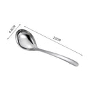 Axyaa Steel Soup Spoon Colander Thicken Kitchen Tableware Tool