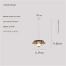 Axyaa Space Age Rainbow Chandelier LED - Nordic Bedside Bar Decor