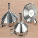 Axya Stainless Steel Funnel for Liquid Transfer in Kitchen and Canning