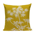 Axyaa Yellow Geometric Linen Pillow Case 45*45cm