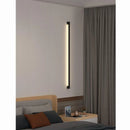 Axyaa Sleek Black Strip Wall Lamp for Minimalist Decor