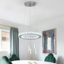 Axyaa K9 Crystal LED Ceiling Chandelier D30cm - Bedroom Aisle Stair Hanging Light
