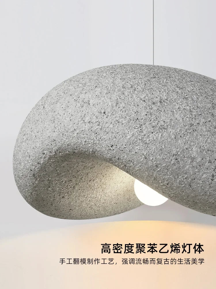 Axyaa Wabi Sabi Japanese Chandelier: Elegant Pendant Light for Home Decor.