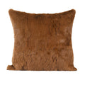 Axyaa Luxury Natural Yellow Real Hair Plush Pillow