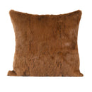 Axyaa Luxury Natural Yellow Real Hair Plush Pillow