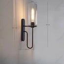 Axyaa Glass LED Wall Lamp for Home Hotel Decor & Lighting