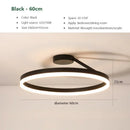 Axyaa Nordic LED Ring Chandelier Light for Bedroom and Living Room