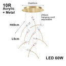 Axyaa Tulips Pendant Lights: Elegant Textured Lustre Flowers LED Dimmable Lamps