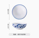 Axyaa 5 Inch Ceramic Bowl Set for Vegetables, Soup, Eggs, Air Fryer, Salad, Noodles