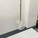 Axyaa Glass Ball Chandelier Pendant Light for Bedroom Dining Room Decor