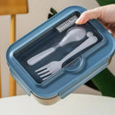 Axyaa Lunch Box Set: Leakproof, Microwave Safe, Divided, for Office Workers, Picnic, Camping