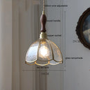 Axyaa Butterfly Glass Copper LED Pendant Lamp for Home Indoor Decor