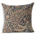 Axyaa Ramadan Vintage Ethnic Pattern Cushion Cover 45x45cm Linen Pillow Case