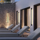 Axyaa Outdoor LED Strip Wall Lamp for Modern Minimalist Outdoor Lighting
