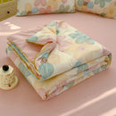 Axyaa Lightweight Double Gauze Quilt: Queen Size Soft Soya Fibre Comforter