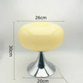 Axyaa Green Apple Glass Table Lamp LED Light for Home Decor & Study