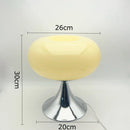 Axyaa Green Apple Glass Table Lamp LED Light for Home Decor & Study