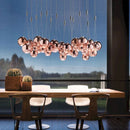 Axyaa Glass Ball LED Pendant Lamps: Modern Nordic Style for Indoor Lighting