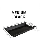 Axyaa Large Rectangular Skewer Tray for BBQ and Fried Skewers