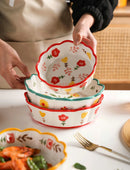 Axyaa Ceramic Tableware Set for Household Dining and Cooking
