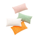 Axyaa Faux Fur Throw Pillow Covers - Soft Fluffy Couch Cushion Covers