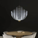 Axyaa Geometric Metal Grid LED Chandelier Pendant Light Iron Designer LOFT Lamp